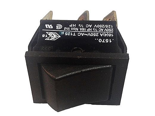 Allied Rocker Switch 10A - DPDT - 3-Way | 5-40-0008