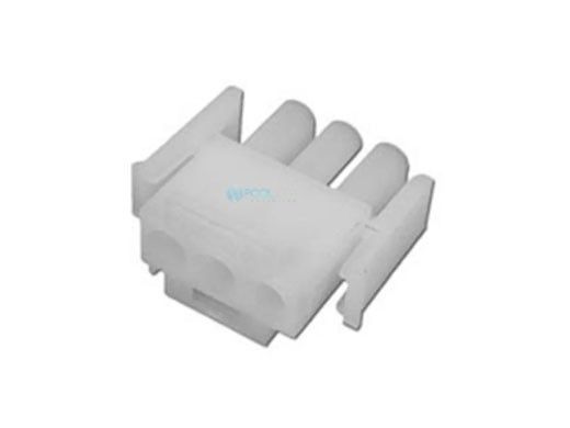 Generic Amp Plug 3 Pin Male | White | 480700-5 | 1-480700