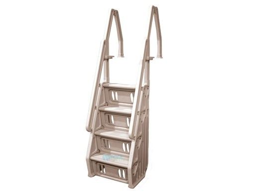 VinylWorks Deluxe 24" In-Pool Step for Above Ground Pools | Taupe | IN24-T | NE1160T