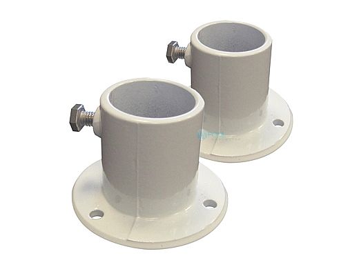 Pair of Aluminium Deck Flange 1.5" Diameter For Above Ground Pools | NE1228PR