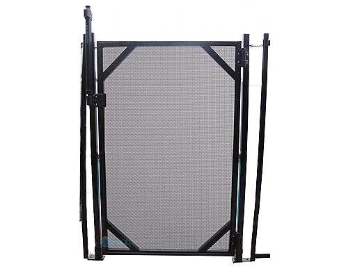 GLI Pool Products Protect-A-Pool Inground Safety Fence Gate | 5' x 30" Black | 30-0500-BLK-GATE-CGS