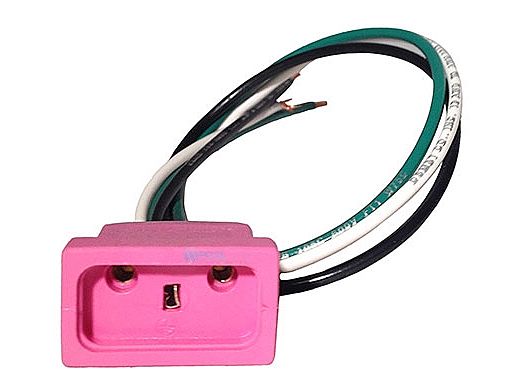 J & J Electronics MJJ Receptacle Ozonator 18-3 14" Pink | SS2RSP-103-OZ-C