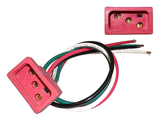 J&J Mini Receptacle Red 14/4 Pump1, 2 Speed | 09-0022C