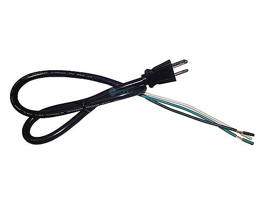 J & J Electronics NEMA Plug 110V 15A 14/3 3' Cord | AL-201