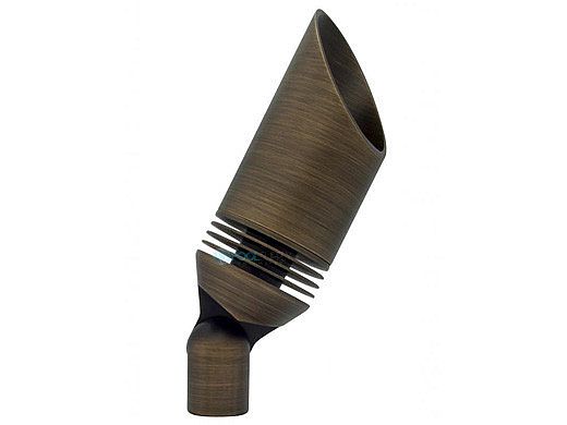 FX Luminaire VS LED Up Light | 3 LED | Long Shroud | Antique Bronze | VS3LEDLSAB