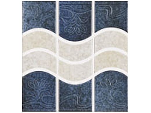 US Pool Tile New Surf Series | Blue and Ivory | NS230