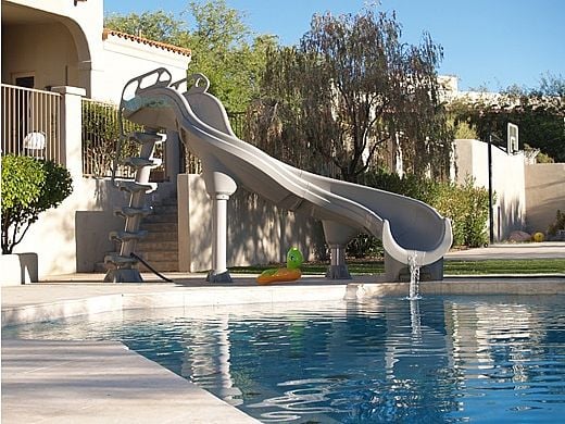 Inter-Fab Adrenaline Pool Slide | Right Turn | Desert Tan | ADR1-CR-T