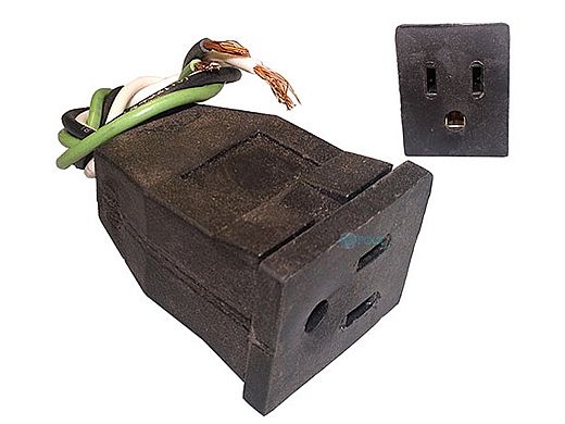 J & J Electronics NEMA Receptacle 18-3 9" | 5-50-0006