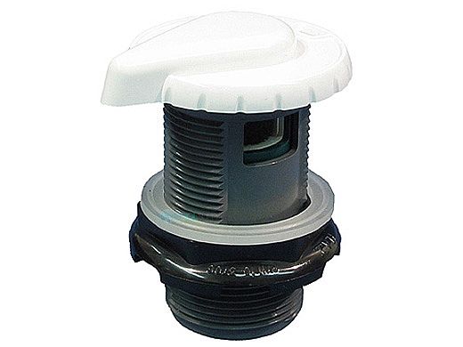 Venturi Air Control Slimline 1" Slip Teardrop White | 10-2330