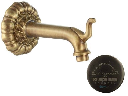 Black Oak Foundry Viareggio Spout | Brushed Nickel Finish | S13-BN