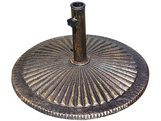 80 lb. Classic Cast Iron Umbrella Base | Bronze | NU5408