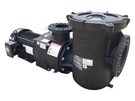 Pentair EQKT500 Commercial TEFC Pool Pump Without Strainer | NEMA Rated | 3 Phase | 208-230 460V 5HP | 340608