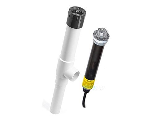 Jandy Pro Series Nicheless LED Lighted Bubbler, RGBW Watercolors | 12V 20W 100' Cord | JLB4C20W100