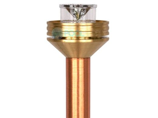 FX Luminaire Grande Fixture Zone Dimming 3LED 12" Riser Assembly | Copper | GZD3LED12RACU