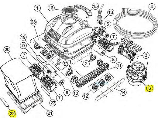 SmartPool Pump Motor PT9i | Part # 6 | NC7113