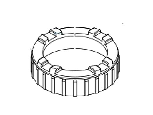 Raypak Lid Lock Ring - Dark Gray | 014329F