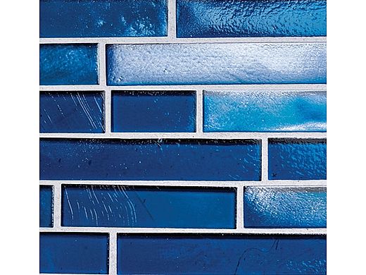 National Pool Tile Aquascapes Interlocking Glass Tile | Sapphire | OCN-SAPPHIRE IS12
