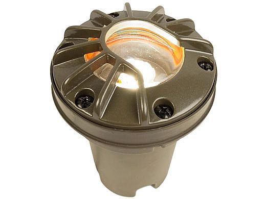 FX Luminaire FC 9 LED Well Light | Antique Bronze | 50 Watt | Zone Dimming | Louver | FCZD9LEDLVAB
