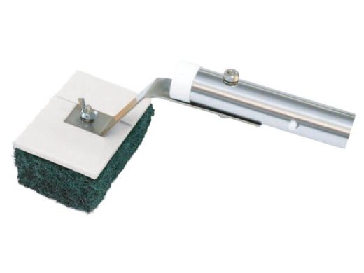 Pool Pals Master Tile Scrubber With Quick Clip-on Adapter | Blue Medium Scrub Pad | BR4002