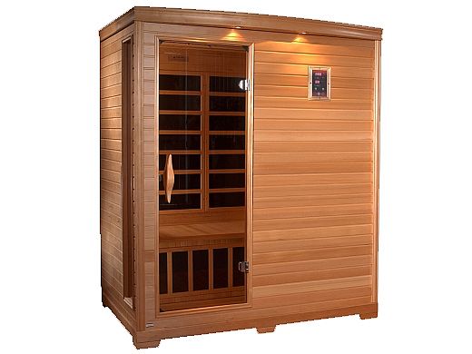 GoldenDesigns Exculsive Edition 3 Person Carbon Far Infrared Sauna | GDI-6345-02