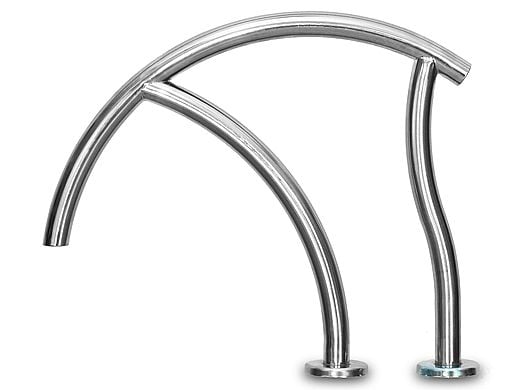 SR Smith Designer Series Economy Grab Rail Single | 1.90" x .065" Thickness 304 Stainless Steel | DR-G3DE065-SINGLE