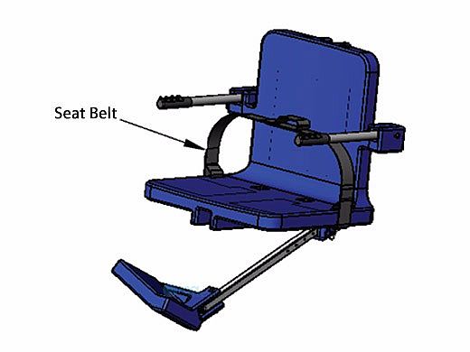 AquaCreek ADA Lift Replacement Seat Belt | F-38SB