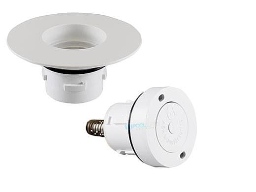 Pentair In-Floor formerly A&A Manufacturing 9/16" Turbo Clean Head Replacement with Adapter | White | 555807 | 236011