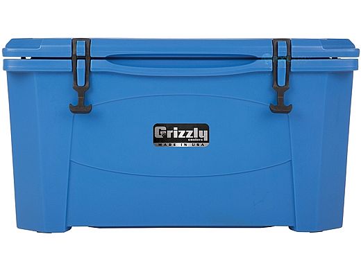 Grizzly Coolers 40 Quart Cooler with BearClaw™ Latches and Molded-in Heavy Duty Handles | Blue | IRP-9080-B
