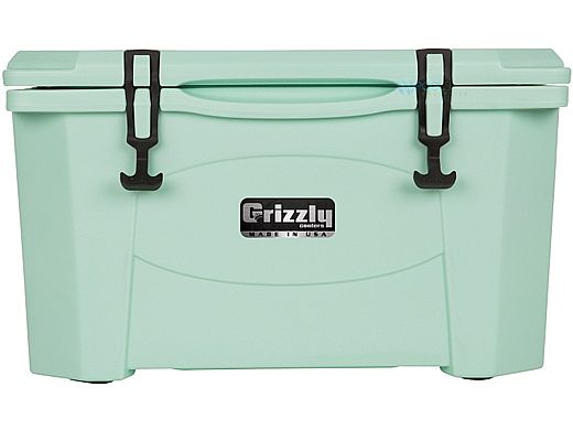 Grizzly Coolers 40 Quart Cooler with BearClaw™ Latches and Molded-in Heavy Duty Handles | Sea Foam Green | IRP-9080-SG