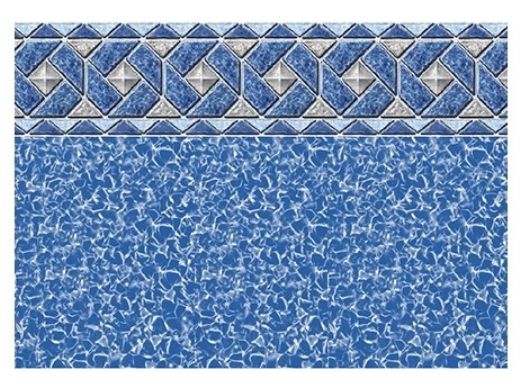 12' x 24' Oval Mystri Outlook Uni-Bead 54" Liner | LI122454OTU25