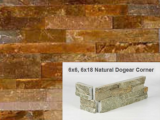 Natural Stone Dogear Corner | Desert Gold | Quartzite