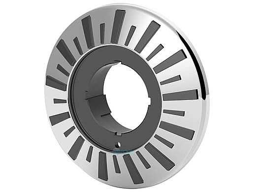 Brilliant Wonders 1.5" LED Light Faceplate Stainless Steel | Gray Accent | 25503-511-220