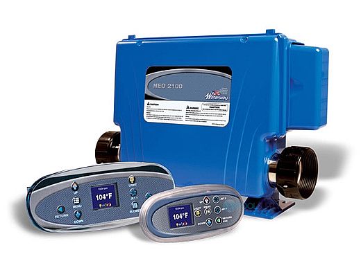 Waterway NEO 2100 Spa Pack System | 5.5KW Heater with NEO 1100 6 Button Control Panel | 777-WW99002