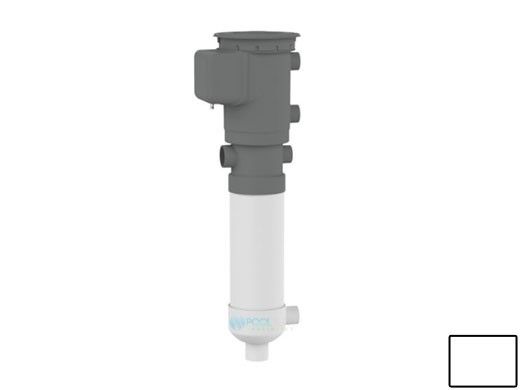 AquaStar ZarStar Drain/Vacuum Pre-Filter with Auto Fill, Large Basket, Filter Bag, Adjustable Collar and Lid | White | SKZ111101