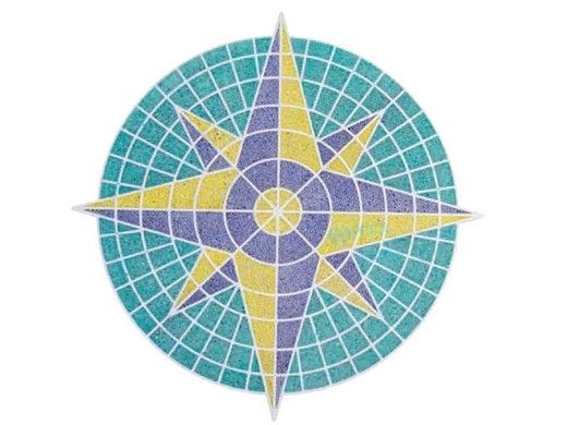 AquaStar Swim Designs Compass Pre-Filled Frame | F2001-01