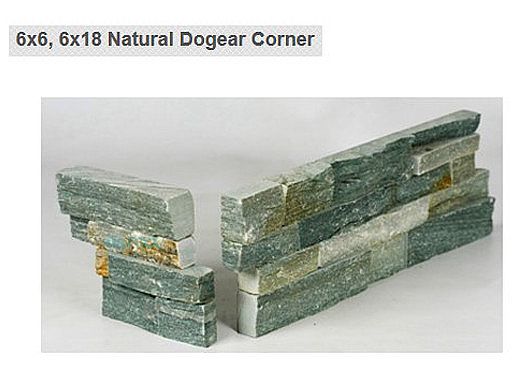 Natural Stone Dogear Corner | Ocean Mist | Slate