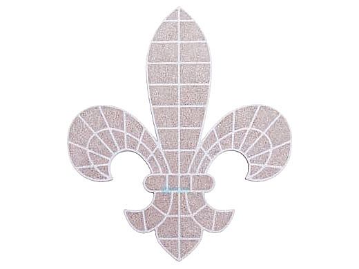 AquaStar Swim Designs Fleur De Lis Pre-Filled Frame | F2005-01
