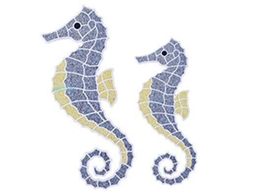 AquaStar Swim Designs Sea Horse Pre-Filled Frames Set | 1 Medium 1 Large  | F2031-01