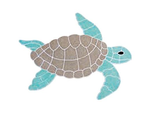 AquaStar Swim Designs Large Turtle Pre-Filled Frame | F2024-01