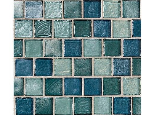 National Pool Tile Aquascapes 1x1 Glass Tile | Aquamarine | OCN-AQUAMARINE