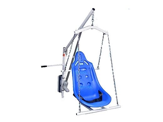 Aqua Creek Hard Seat Option with Chains for EZ 2, Power EZ 2 & Super Power EZ Lifts | F-0320HSO-4C