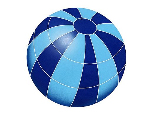 Artistry In Mosaics Beach Ball Blue Mosaic | 11" | BBABLUM