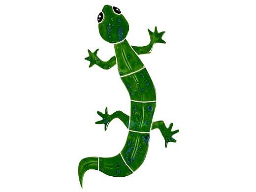 Artistry In Mosaics Gecko Green Mosaic | Small - 6" x 10" | GECGRES