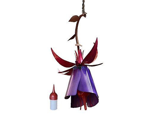 Desert Steel Fuchsia Hummingbird Feeder | 409-106