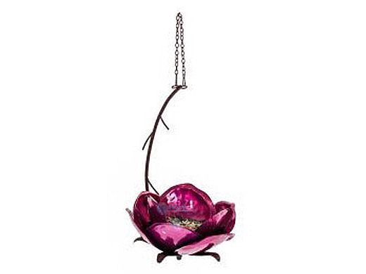 Desert Steel Crab Apple Blossom Hanging Bird Feeder | 409-108