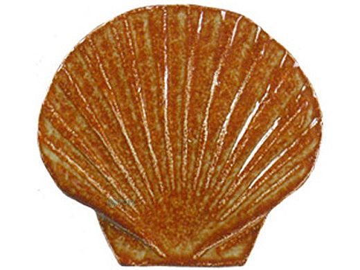 Artistry In Mosaics Seashell Mosaic | Brown - 5" | SSHBROB