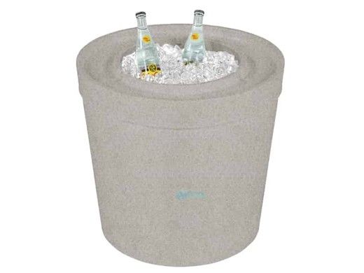 Ledge Lounger Signature Collection Ice Basin Side Table without Lid | Sandstone | LL-SG-IB-SS