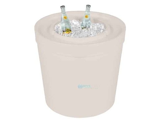 Ledge Lounger Signature Collection Ice Basin Side Table without Lid | Cloud | LL-SG-IB-CL