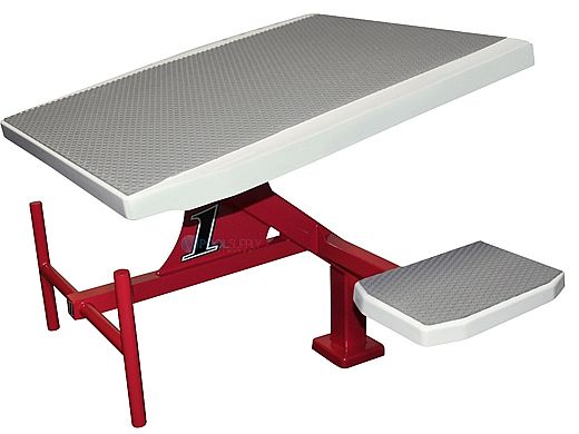 SR Smith Velocity Single Post Standard Starting Platform with Sand Tread and Track Start | VELO-TS-SA