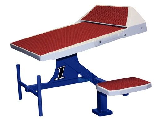 SR Smith Velocity Single Post Side Mount Starting Platform with Sand Tread and Track Start | VELOSM-TS-SA